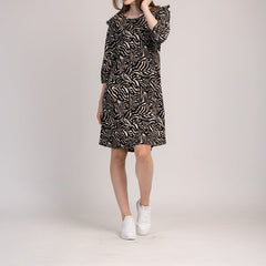 OLIA - ΓΥΝΑΙΚΕΙΟ ΦΟΡΕΜΑ ΜΕ ΜΑΝΙΚΙΑ 3/4 ΚΑΙ ΣΧΕΔΙΟ