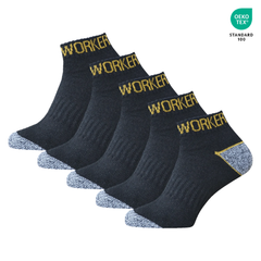 WORKERPRO™ – ΑΝΔΡΙΚΕΣ ΚΑΛΤΣΕΣ ΕΡΓΑΣΙΑΣ 5 ΣΕ 1 ΜΕ ΠΙΣΤΟΠΟΙΗΤΙΚΟ OEKO‑TEX (ΣΕΤ ΤΩΝ 5)