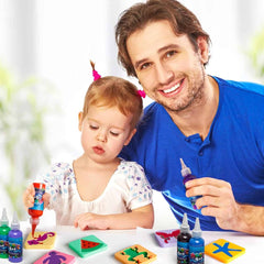 AQUARTO™ - Δημιουργικό σετ με νερό για παιδιά, 4 καλούπια και 4 χρώματα
