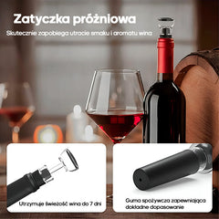 CORKMATE™ - Ηλεκτρικό ανοιχτήρι κρασιού σετ 5 σε 1, ανοίγει σε 7 δευτερόλεπτα