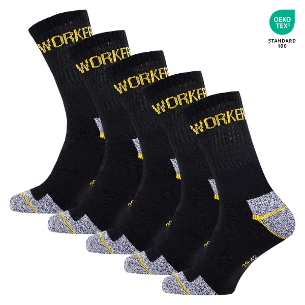 WORKDRY™ – ΚΑΛΤΣΕΣ ΕΡΓΑΣΙΑΣ 5 ΣΕ 1 ΜΕ ΠΙΣΤΟΠΟΙΗΤΙΚΟ OEKO‑TEX (ΣΕΤ ΤΩΝ 5)