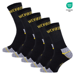 WORKDRY™ – ΚΑΛΤΣΕΣ ΕΡΓΑΣΙΑΣ 5 ΣΕ 1 ΜΕ ΠΙΣΤΟΠΟΙΗΤΙΚΟ OEKO‑TEX (ΣΕΤ ΤΩΝ 5)