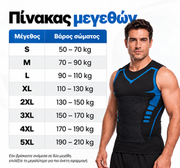 ShapeFlex™ – φανελάκι συμπίεσης για τη διαμόρφωση της ανδρικής σιλουέτας