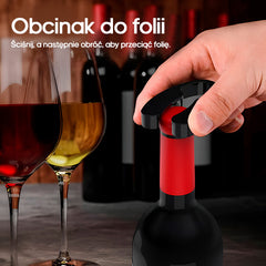 CORKMATE™ - Ηλεκτρικό ανοιχτήρι κρασιού σετ 5 σε 1, ανοίγει σε 7 δευτερόλεπτα