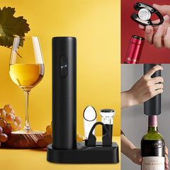 CORKMATE™ - Ηλεκτρικό ανοιχτήρι κρασιού σετ 5 σε 1, ανοίγει σε 7 δευτερόλεπτα