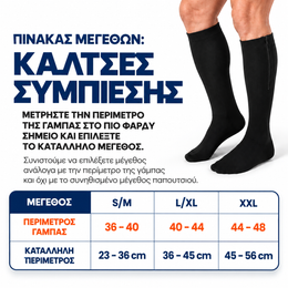 VenoFlex™ – Κάλτσες συμπίεσης με φερμουάρ
