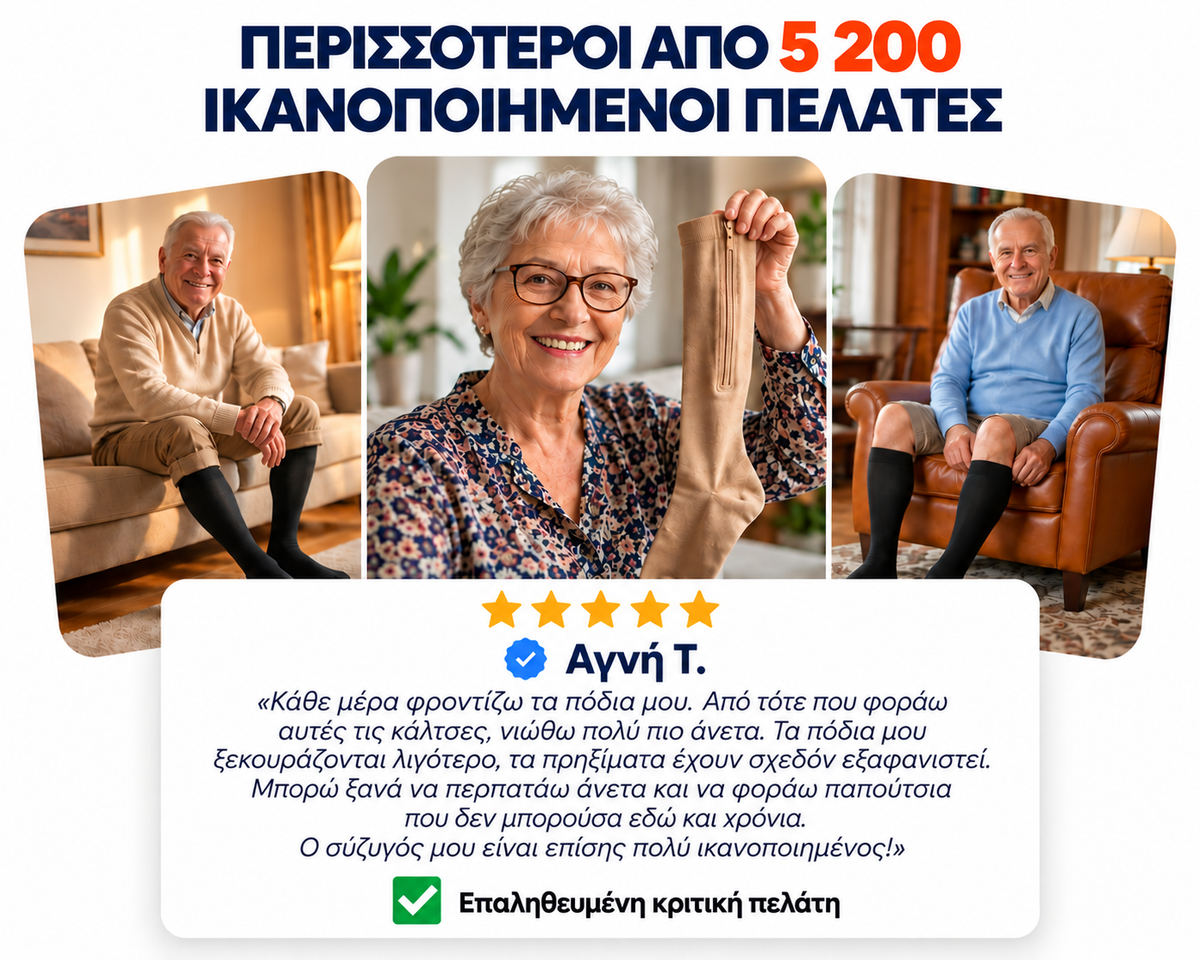 VenoFlex™ – Κάλτσες συμπίεσης με φερμουάρ